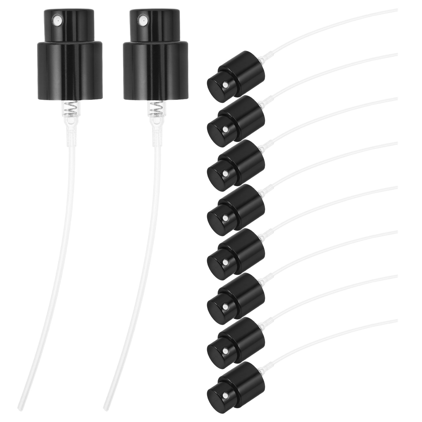 Misting Bottle Fine - 10 шт. черных распылительных насадок для