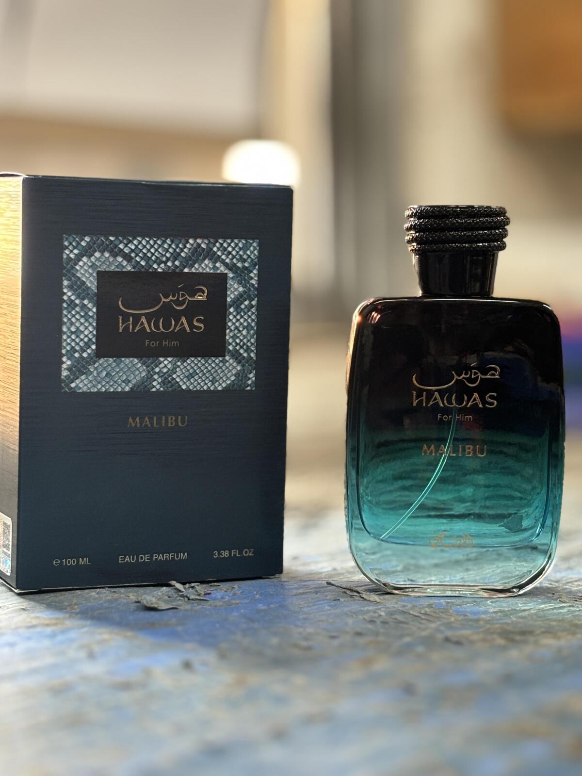 Rasasi Hawas Malibu For Him ED – обзор и цена Misting Bottle Fine